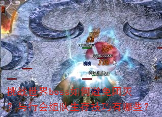 挑战世界boss如何避免团灭?与行会组队生存技巧有哪些? 挑战世界boss如何避免团灭?与行会组队生存技巧有哪些?