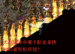 ���Ѱ汾���ĸ�ְҵ����BOSS�����ɸ�Ч��